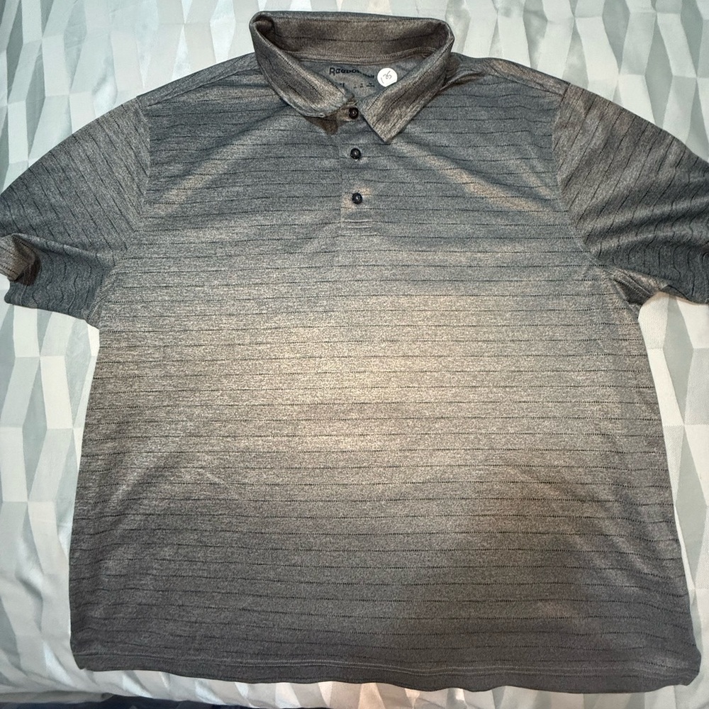 Reebok Gray Performance Polo Shirt